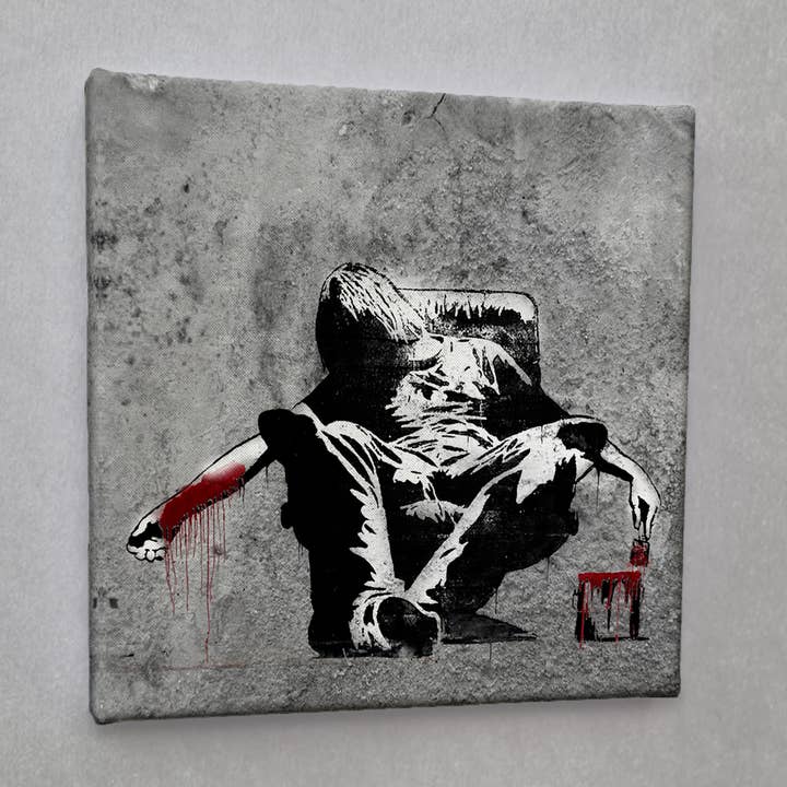 #01613 redcolour street art canvas print for wholesale by Eicie