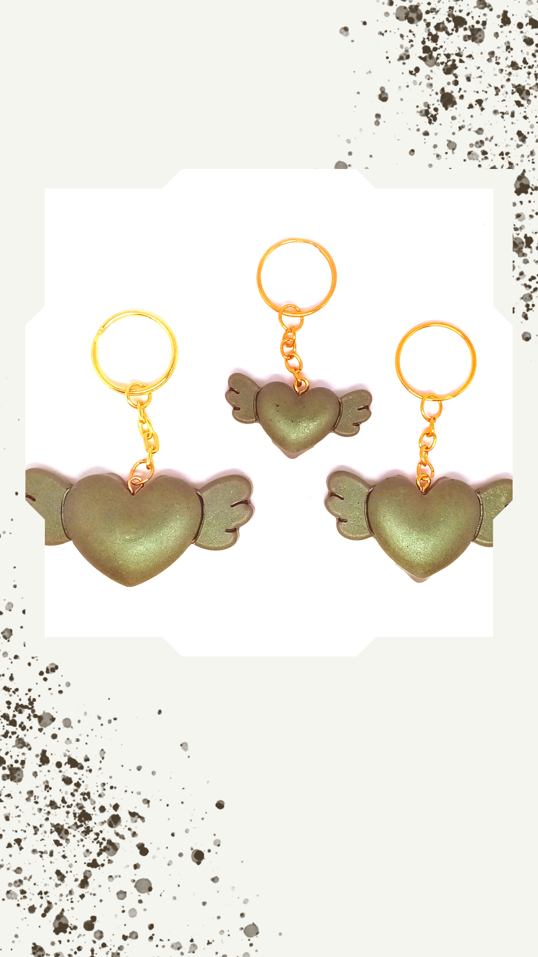 LE MONDE DE SOON - Venta al por mayor Llavero - Mujer - ala corazón7