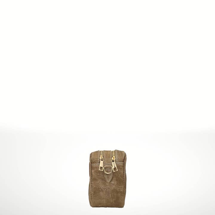 ITALIAN'S LEATHER - Wholesale Shoulder Bag - Women's - Iniak ² Suede leather bag