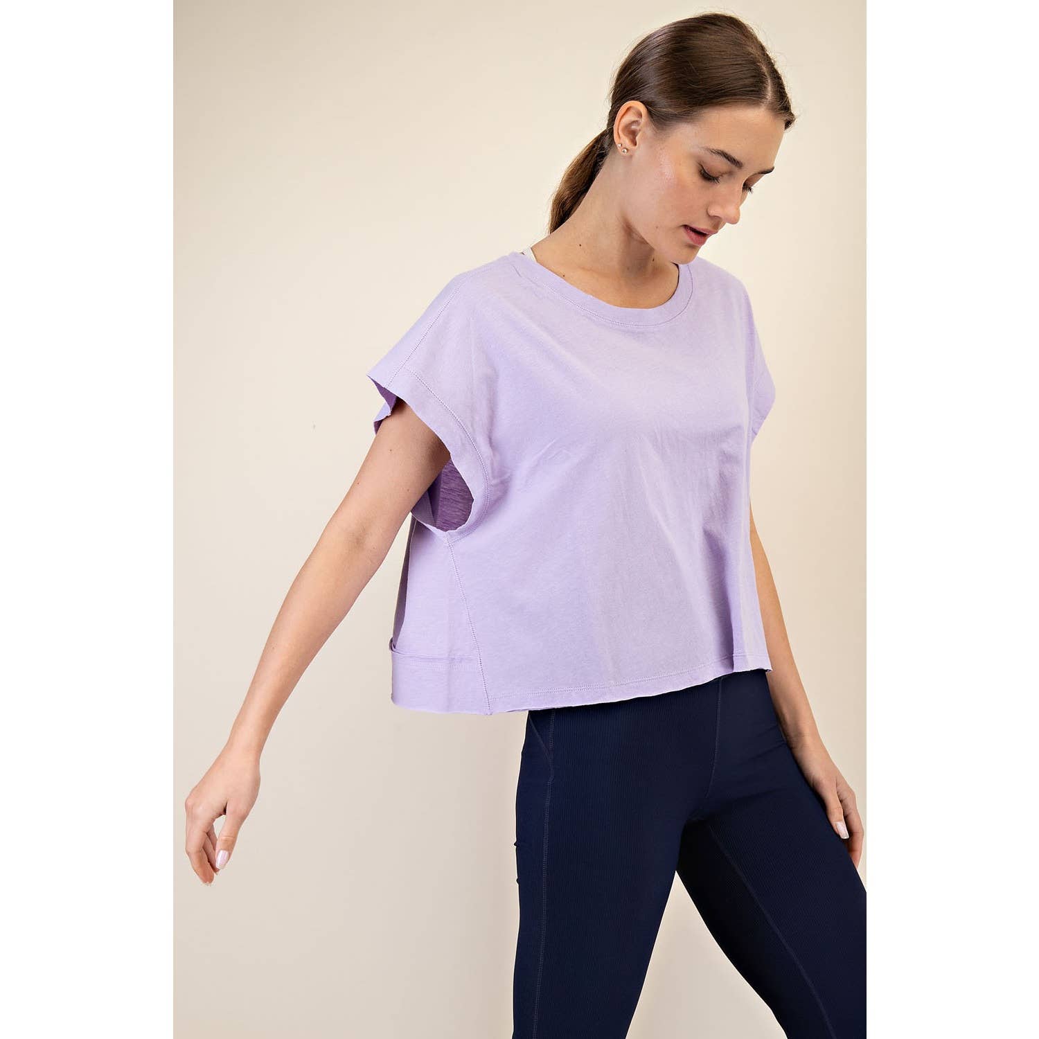 Rae Mode - Wholesale Shirt - Women's - COTTON SLUB OPEN BACK TOP14