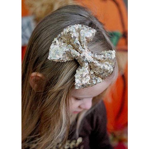 The Hair Bow Company - Wholesale Hair Bow - Kids - Fancy Sequin Hair Bow