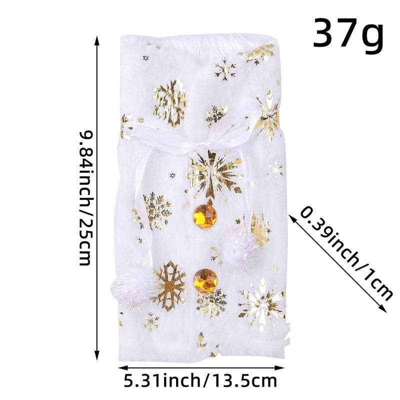 Ekartini - Vendita all'ingrosso Busta regalo per vino - Gancio per albero di Natale dorato2