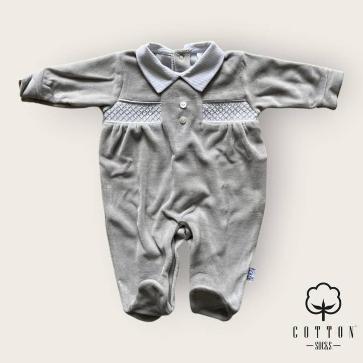 Cotton Socks - Wholesale Jumpsuit - Baby - 2409 LAMINATED BABYGROW4
