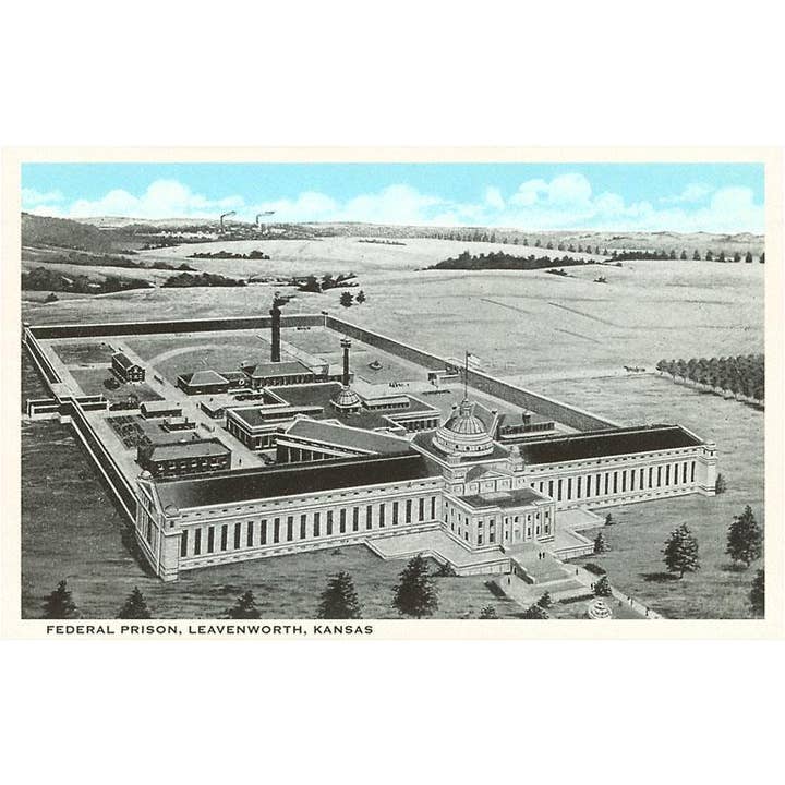 Found Image Press - Wholesale Sticker - Sticker KS-78 Federal Prison, Leavenworth