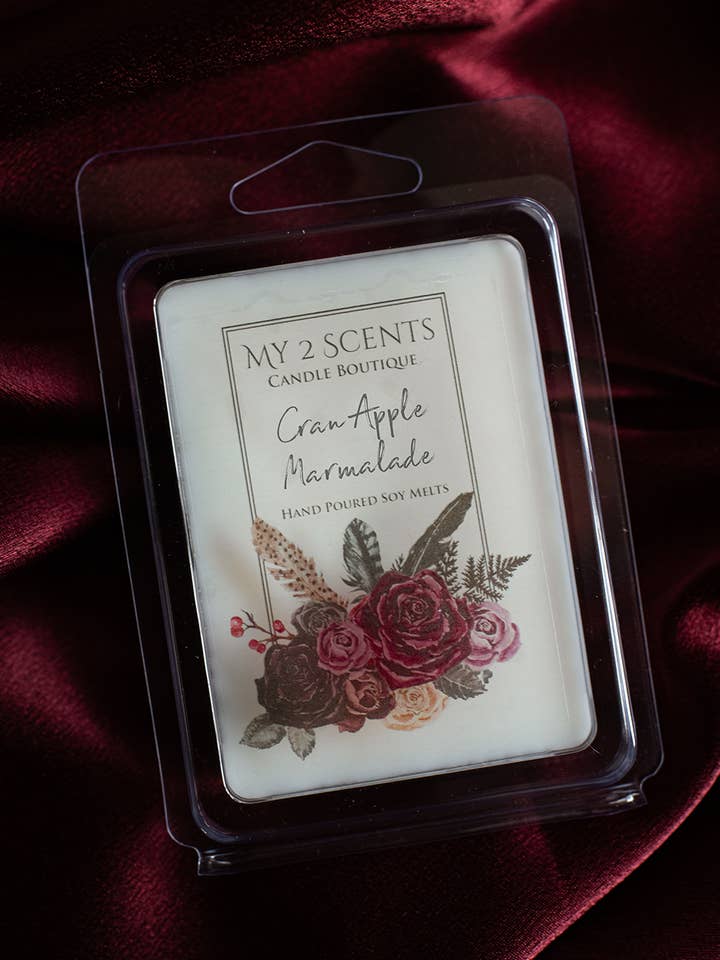 Cran-Apple Marmalade - Fall, Christmas Soy Wax Melt for wholesale by My 2 Scents – Hand-Poured Soy Candles with Edge & Elegance