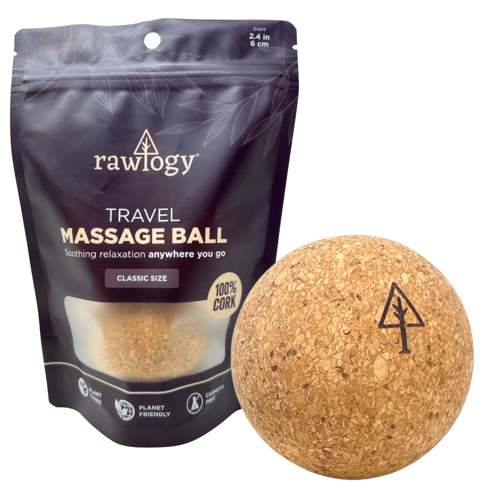 Rawlogy - Wholesale Body Massager - Rawlogy® Cork Massage Ball1