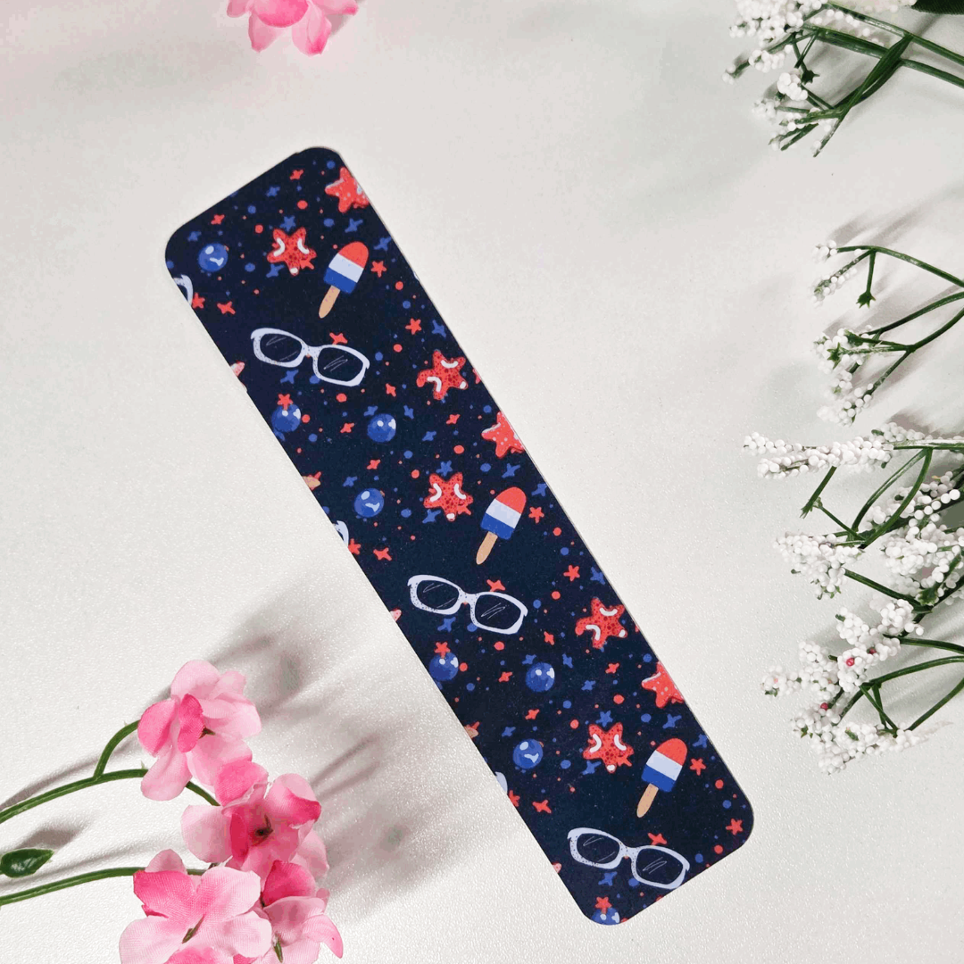 Danielle Fish Illustrations - Wholesale Bookmark - Starry Independence Double Sided Bookmarks1