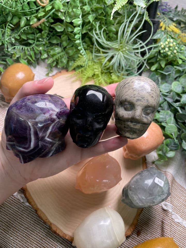 Crystal Fae Head for wholesale by Copper Ashes