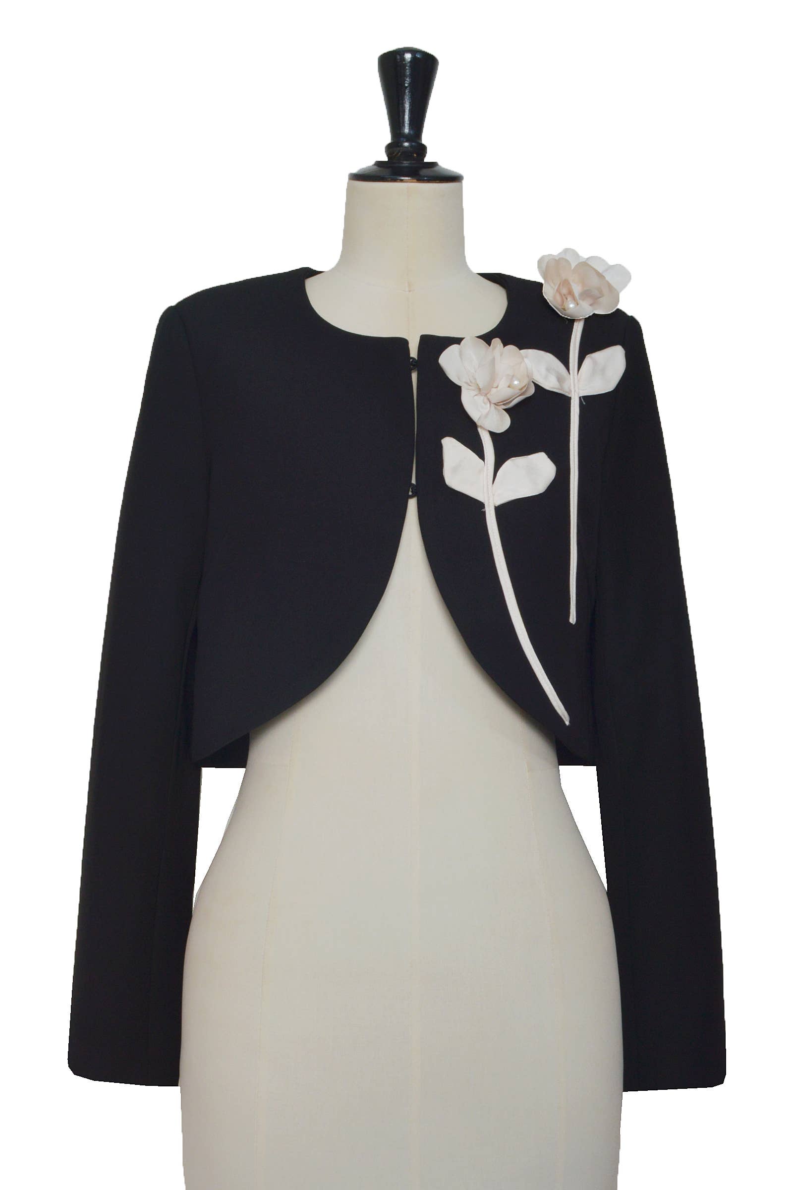 ELLI WHITE - Wholesale Jacket - Women's - Contrasted floral short jacket8