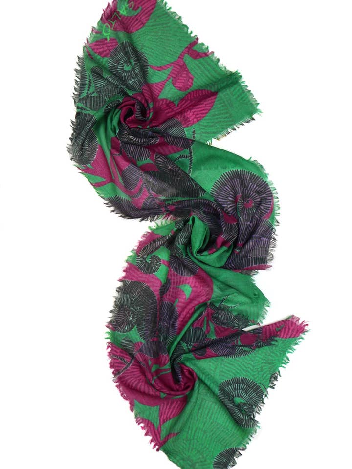 Sciarpa/Sciarpa in lana Merino Schur - Tilla - Verde invernale per la vendita all'ingrosso da parte di SALTO