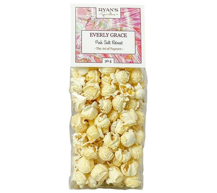 Everly Grace - Wholesale Popcorn - Pink Salt Retreat Popcorn Bag 30g0