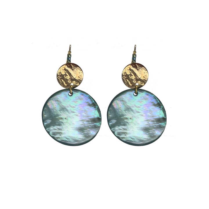 Magda Perlmutt-Ohrringe für den Großhandel von NAODE Paris