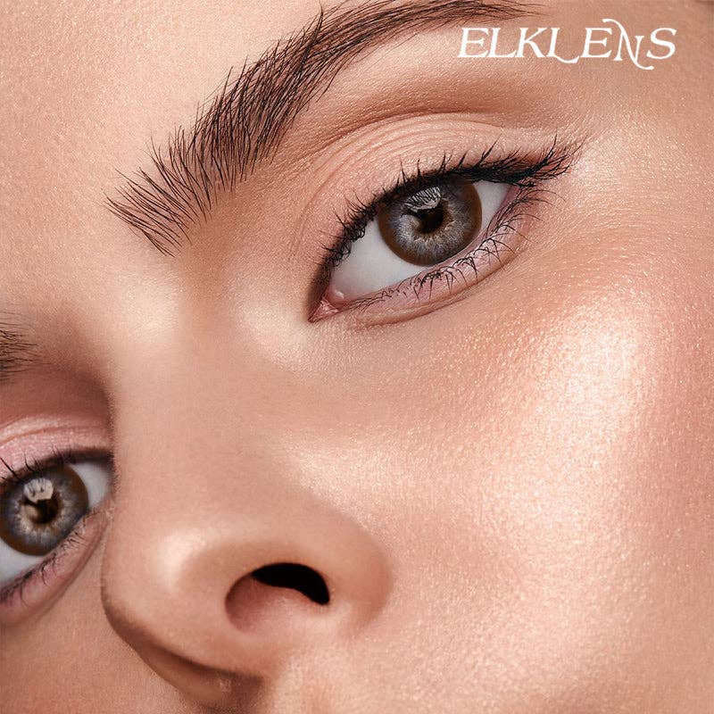 ELKLENS - Wholesale Contact Lenses - ELKLENS Big Eyes Brown Prescription Colored Contact Lenses0
