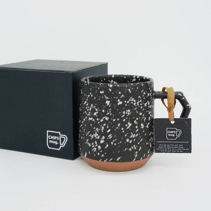 Chips mug splash noir à grande capacité 380 ml pour la vente par Japacolle — Japan Collections | See Latest News in "About"