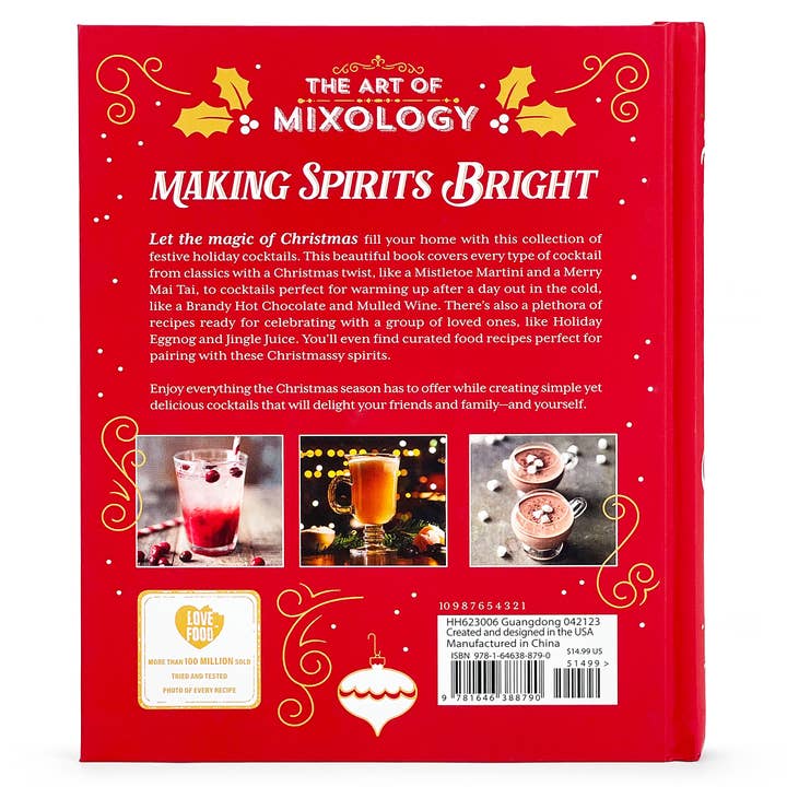 Cottage Door Press - Wholesale Cookbook - Art of Mixology:Making Spirits Bright Christmas Cocktails
