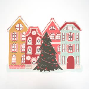 Die Cut Christmas Sprigs Paper Placemats