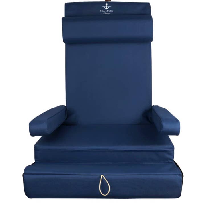 Admiral Navy Blue Luxury Lounger for wholesale by Luxury Lounger