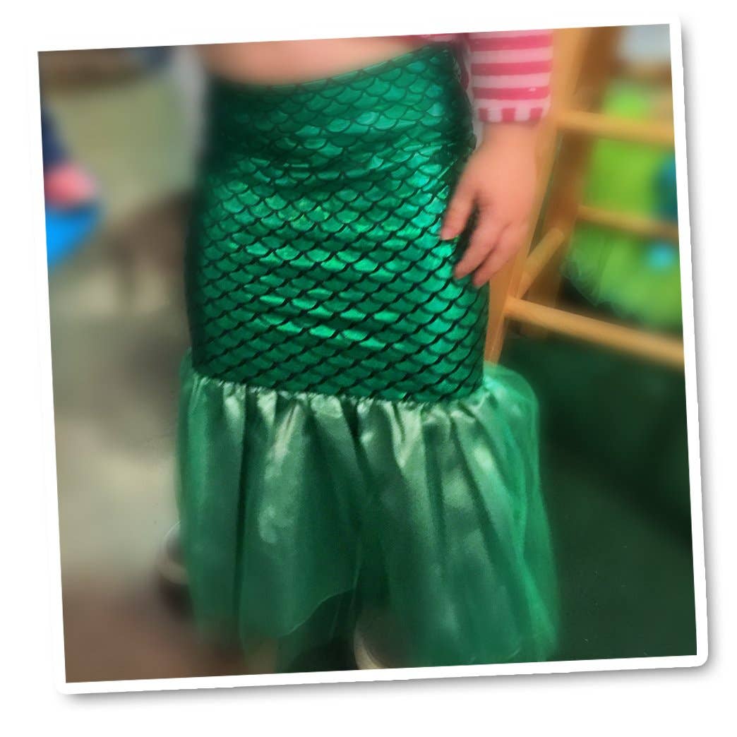 Knotty Kid – Engroshandel Udklædning – Børn – Børne havfrue kostume æske med kjole krone skildpadde3