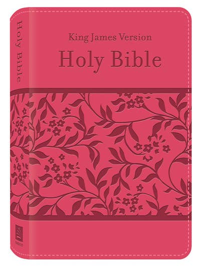 KJV Deluxe Gift & Award Bible (DiCarta Pink) for wholesale by Barbour Publishing, Inc.