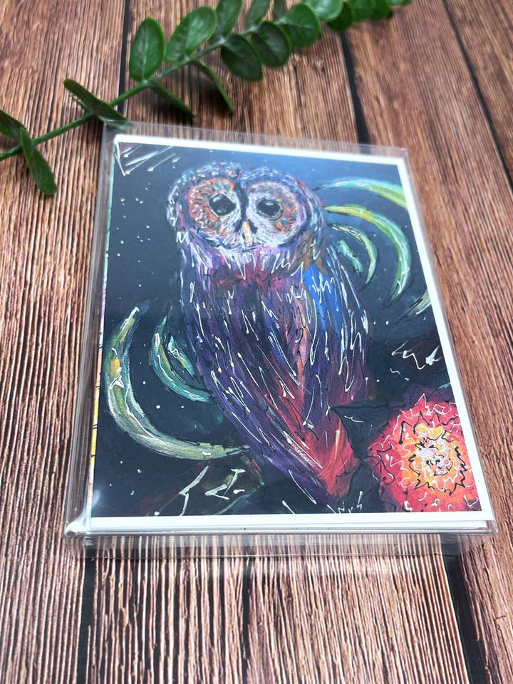 Woodland Animal Series Set 2 - Pack of 10 Note Cards for wholesale by Third Wolf Designs