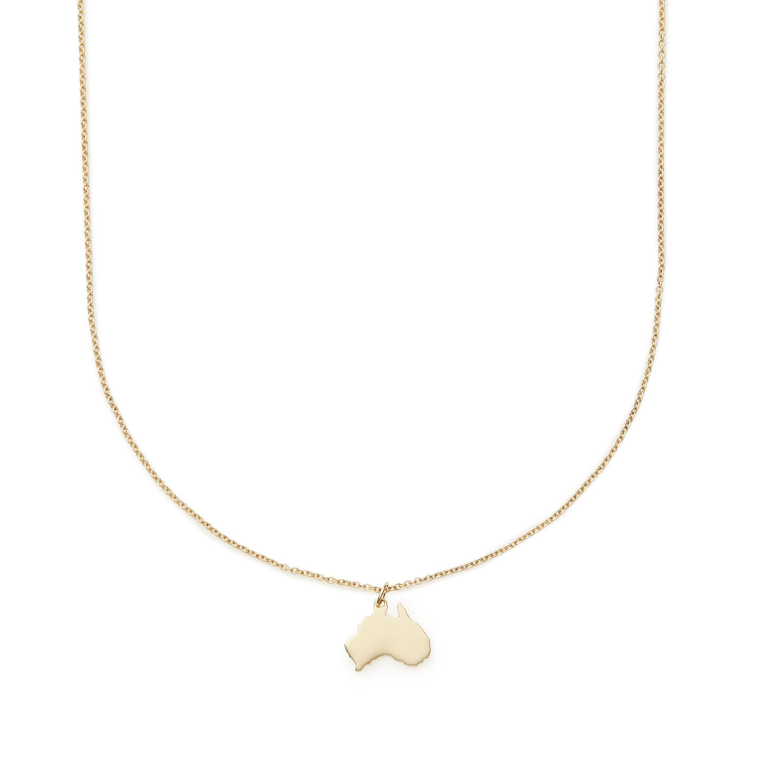 PL Collective - Wholesale Pendant/charm necklace - Australian Map Necklace3