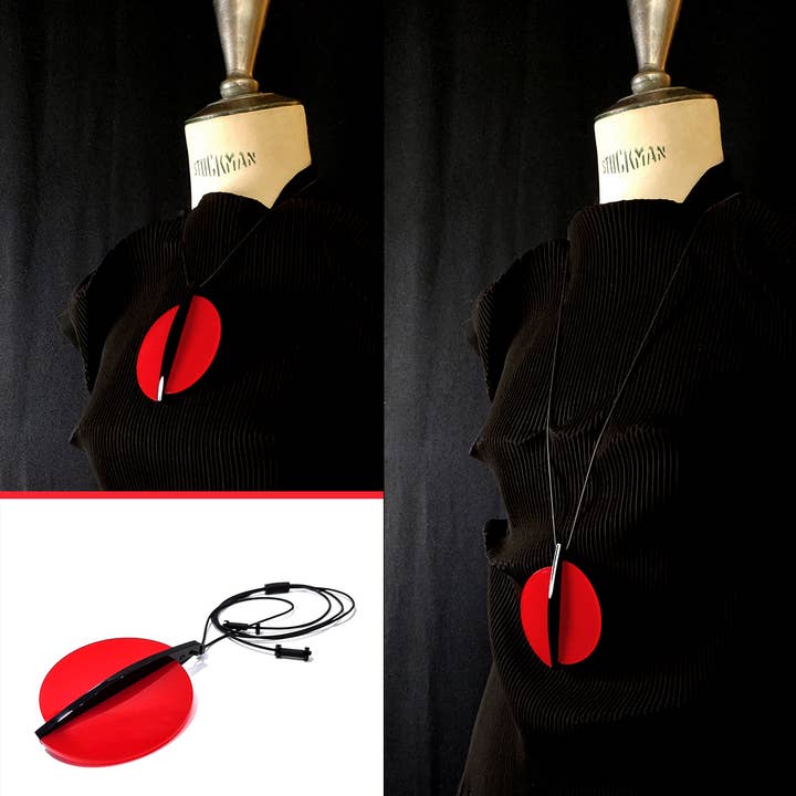 ALEX+SVET - Wholesale Pendant/Charm Necklace - ALF acrylic pendant PRIMARY COLORS5