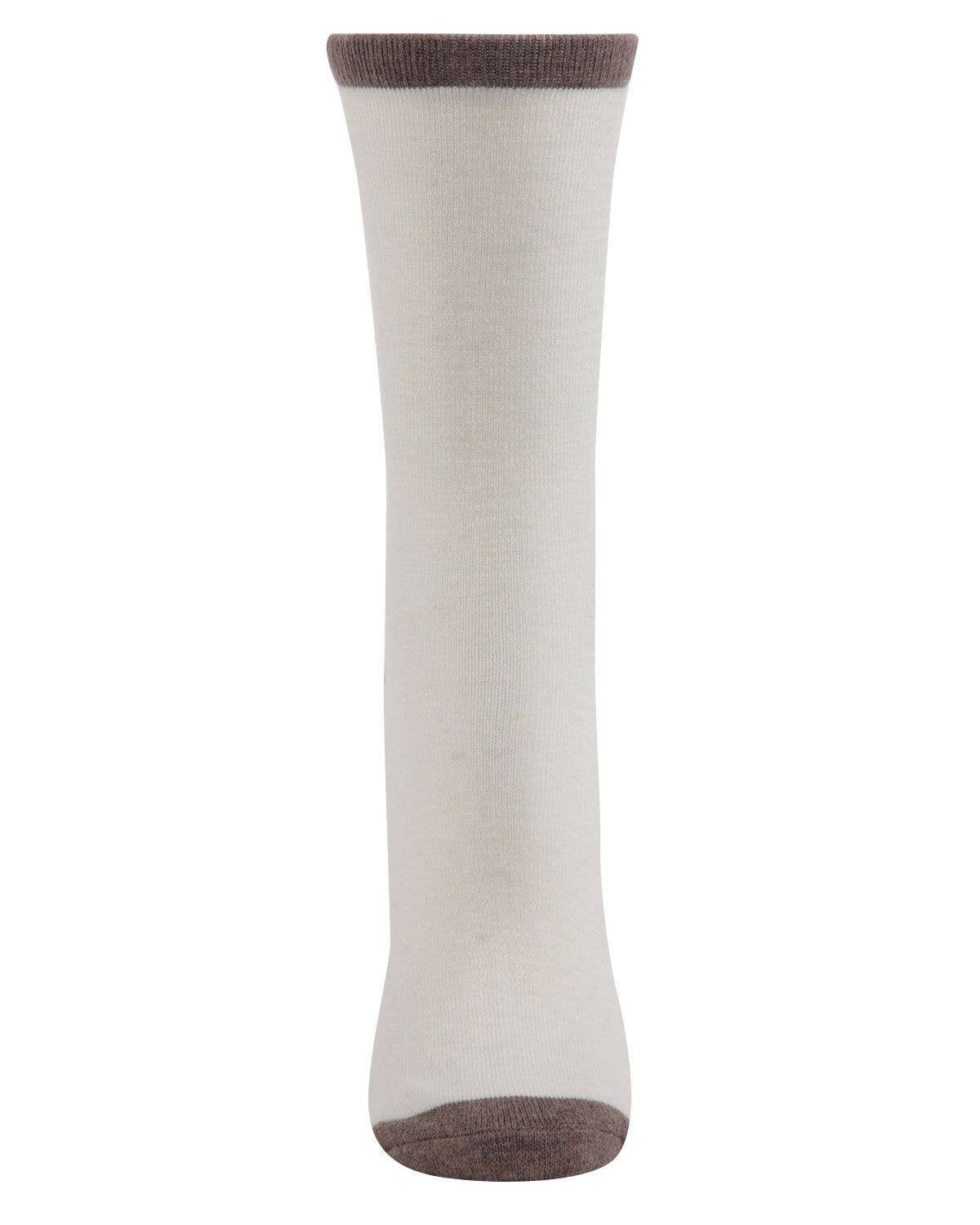 Infinity Classics International Inc. - Wholesale Socks - Women's - MeMoi Tipped Flatknit Cashmere Crew Socks4