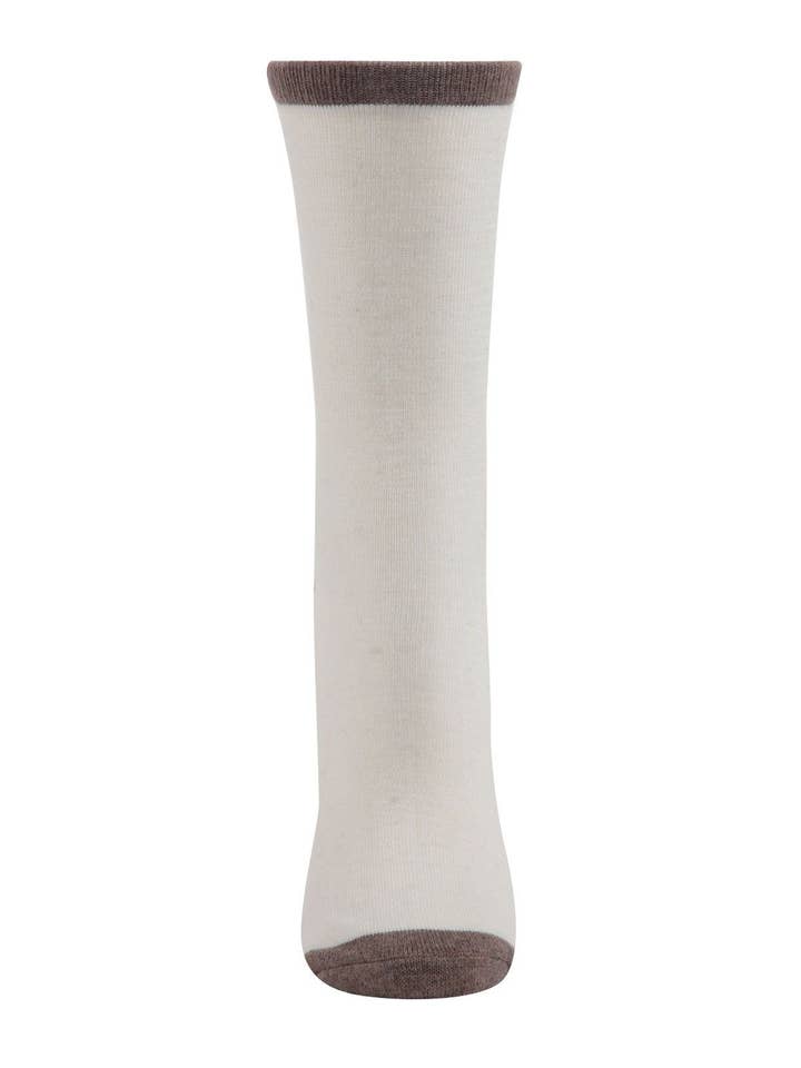 Infinity Classics International Inc. - Wholesale Socks - Women's - MeMoi Tipped Flatknit Cashmere Crew Socks4