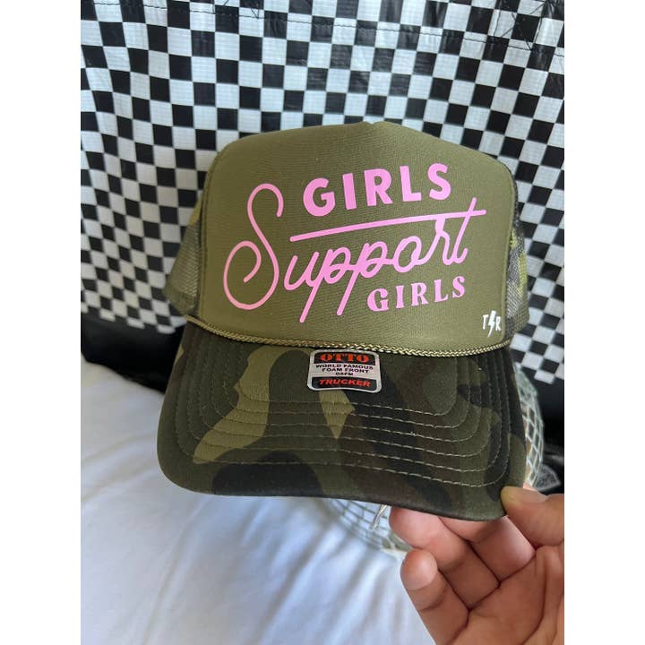 Tipsy Rodeo - Wholesale Trucker Hat - Women's - Girls Support Girls Trendy Trucker Hat For Women And Moms