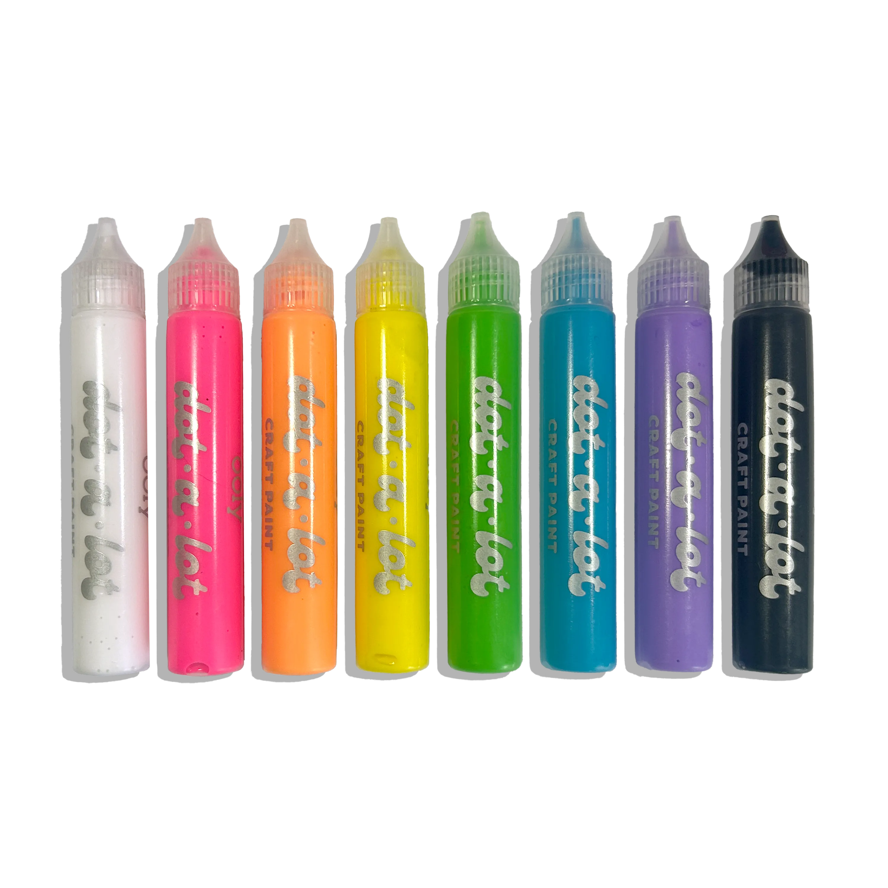 OOLY - Wholesale Paint Set - Dot-A-Lot: Dimensional Craft Paint - Bright (Set of 8)2
