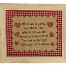 Stitcheries - Grace Before Meals Prayer 6 1/2 X 10 1/2 for wholesale by Instant Gifts International