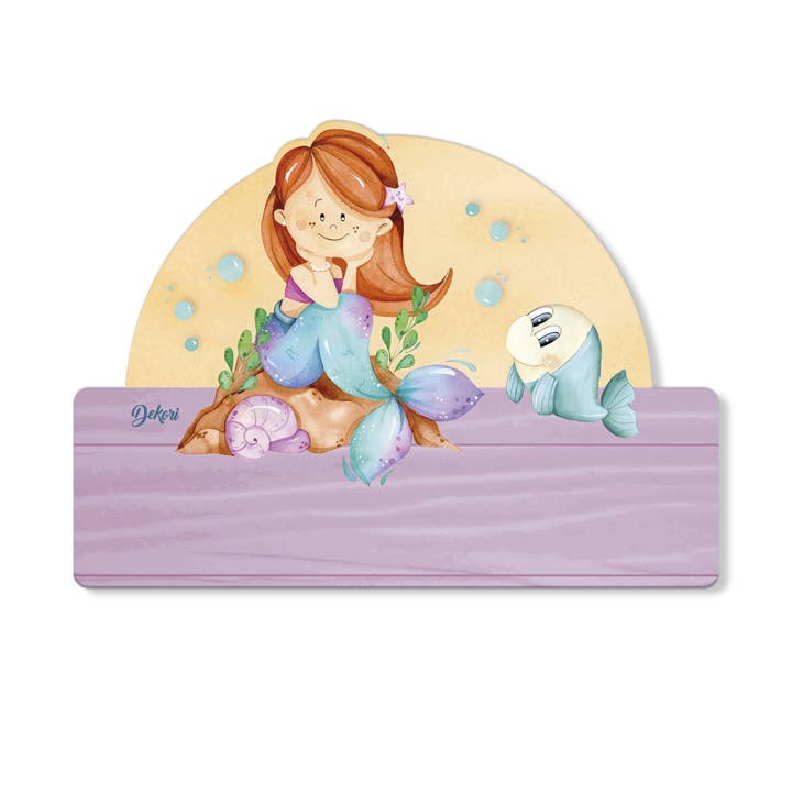 Mermaid Melody navneskilt for engroshandel hos Dekori