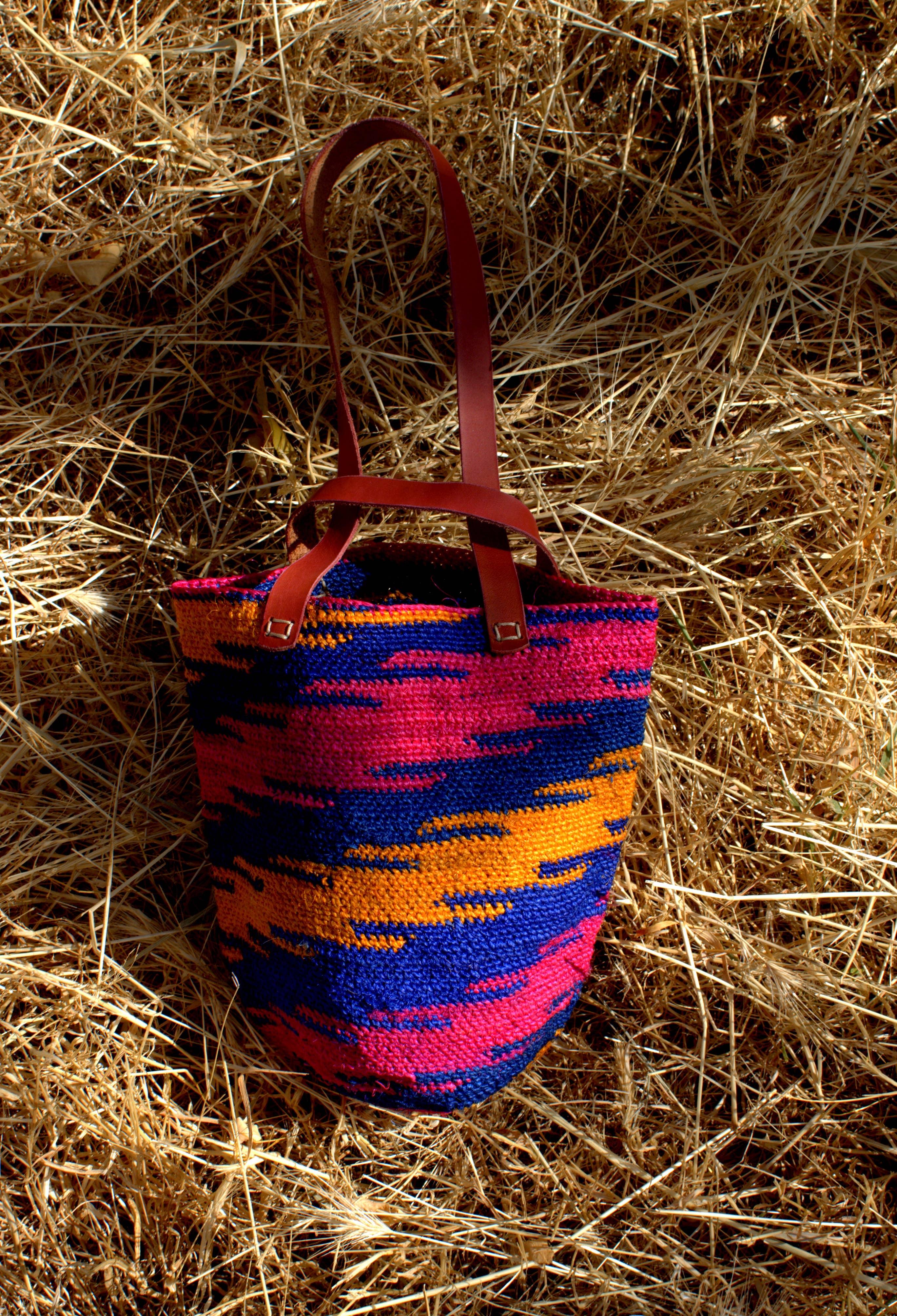 Multicolored Mini Shigra Bag for wholesale on Faire4