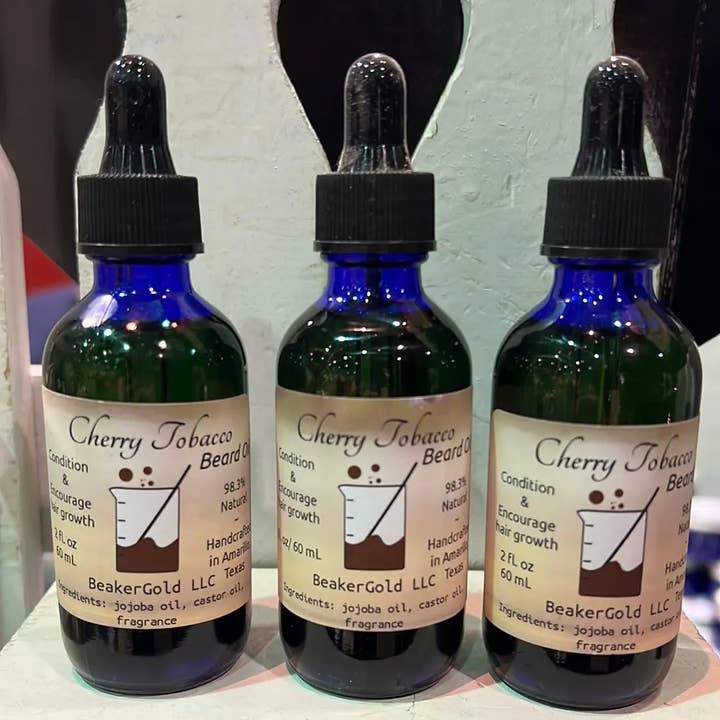 Aceite para barba de tabaco de cereza para venta al por mayor de BeakerGold LLC