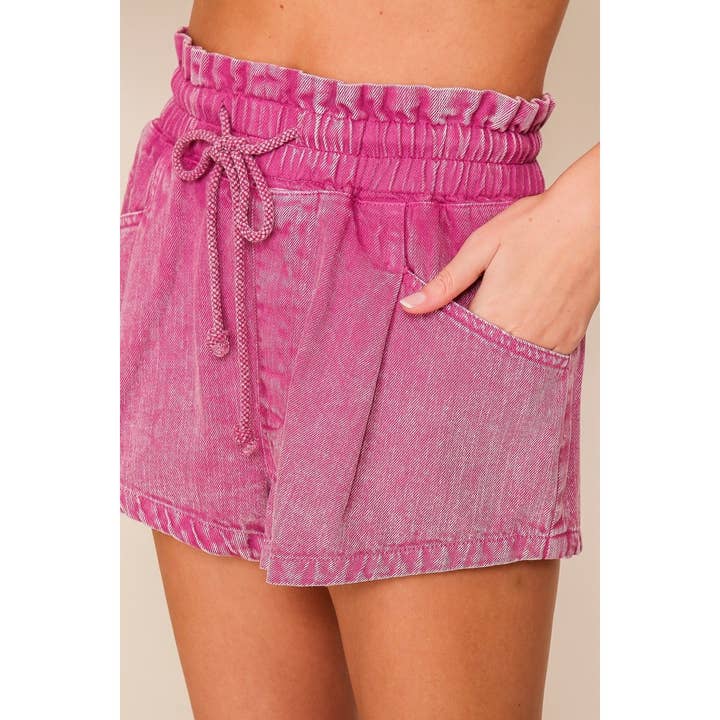 TVÄTTADE TYGSHORTS för wholesale av Apolline