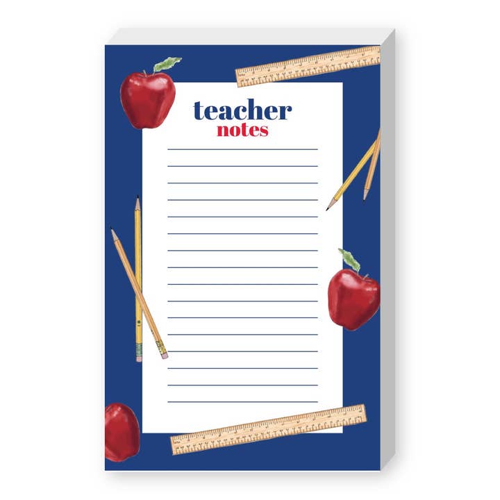 TEACHER NOTES PORTRAIT PUDGY NOTEPAD for wholesale by Donovan Designs