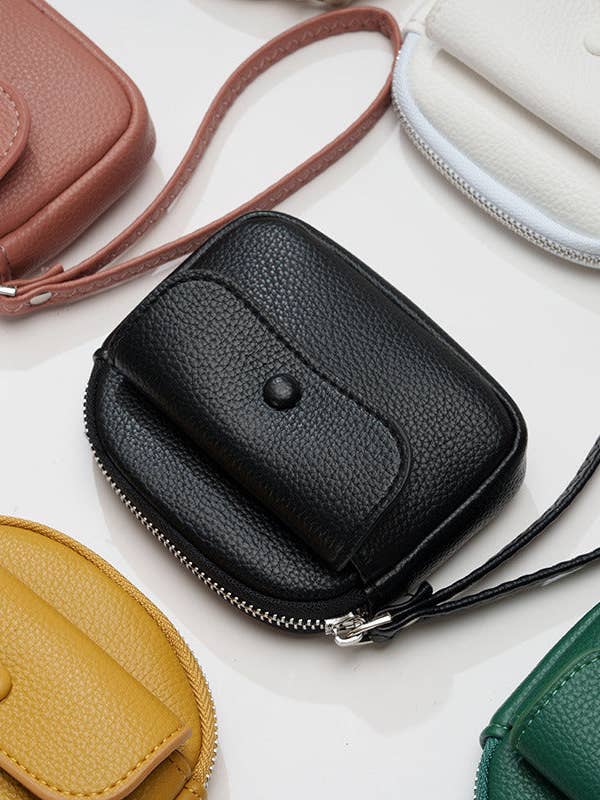 Porte-monnaie simples de couleur unie DP25C655 pour la vente par Dipped Shop