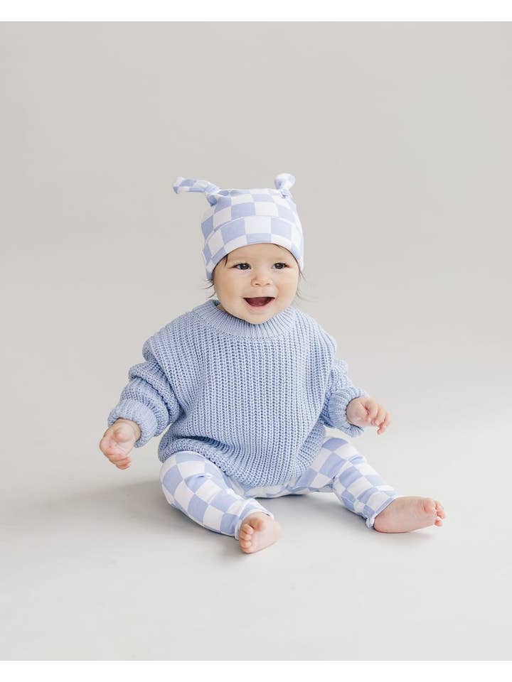 Lucky Panda Kids - Wholesale Fashion Leggings - Kids - Checkered Leggings | Blue3