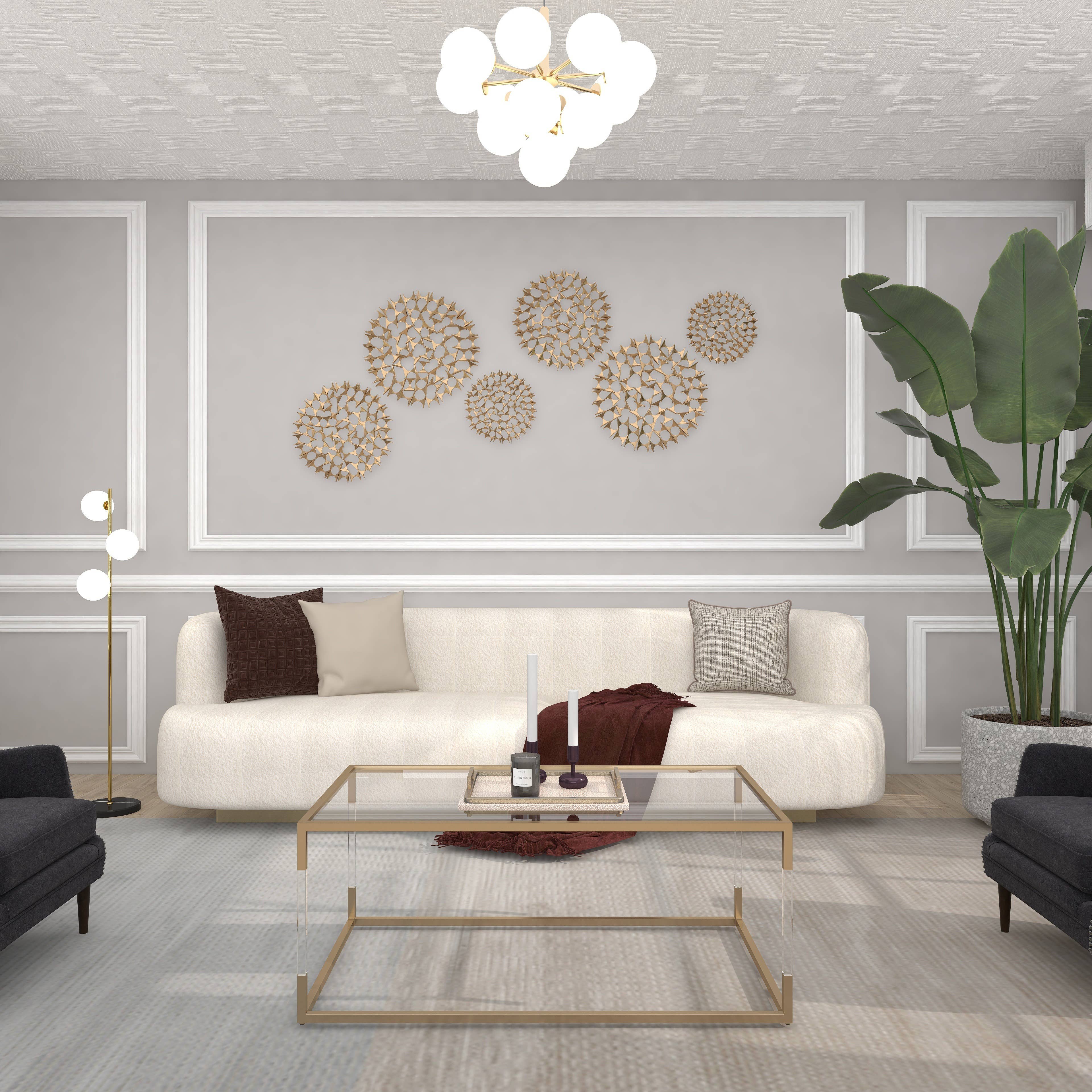 Deco Marché - Wholesale Wall Art Set - Modern Gold Metal Wall Decor Set14