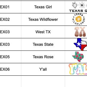 The Sticker Box | Texas Inspired Stickers & Magnets - Wholesale Keychain – Unisex - Texas Keychains - Texas Lover Gift Souvenir Stocking stuffer6