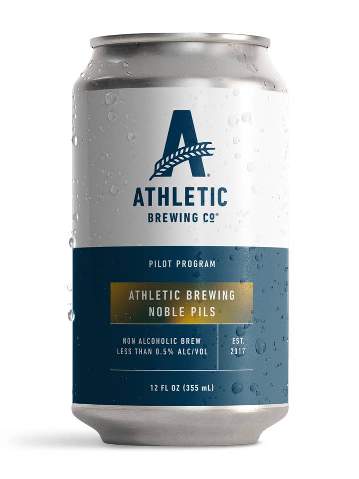 Noble Pils (Sans Alcool) Caisse de 24 Canettes de 4x6-Packs pour la vente par Athletic Brewing Company