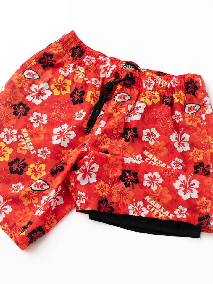 Tropiske Kansas City Hybrid badeshorts for engroshandel hos Team Cocktail