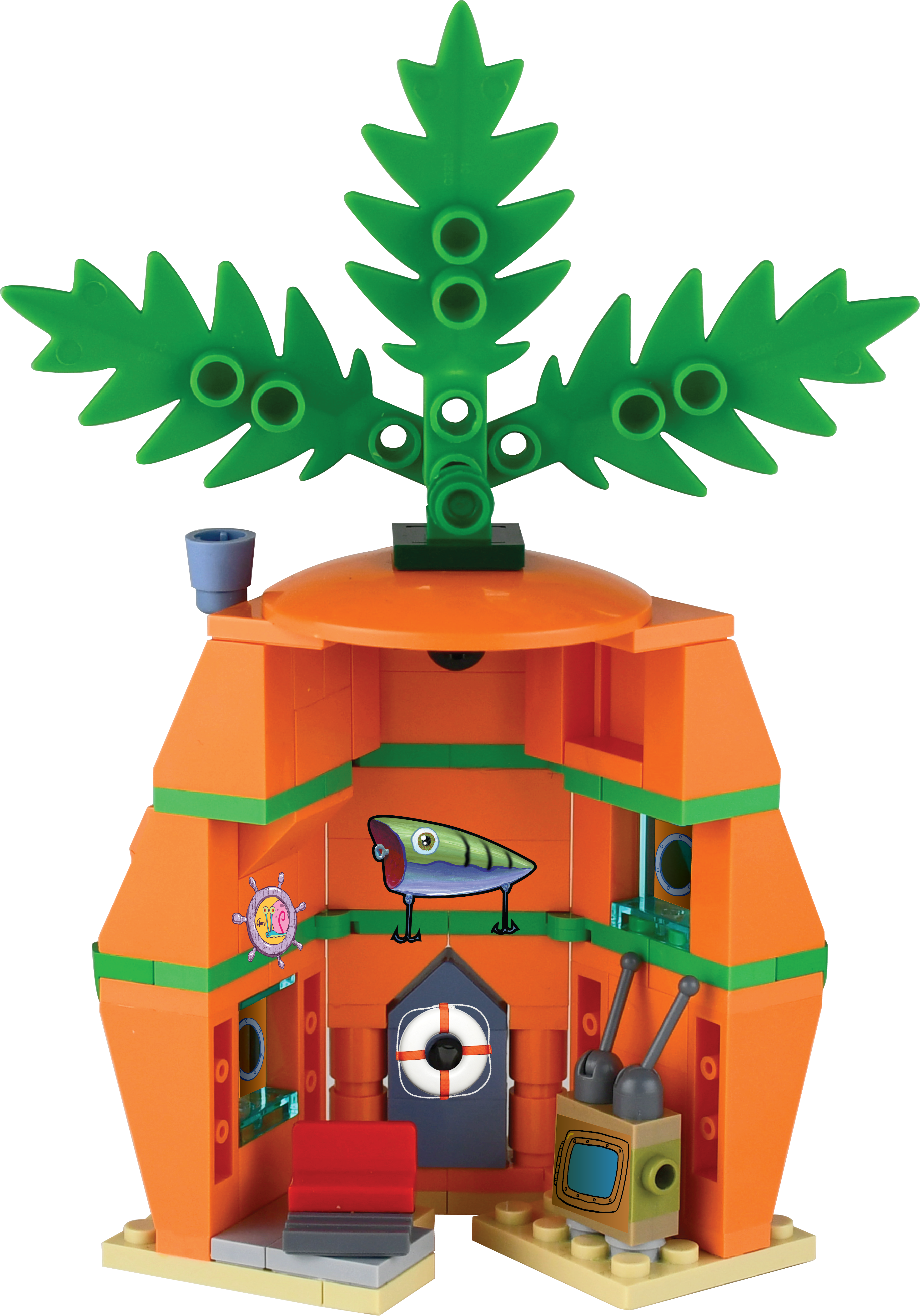 Well Played - Wholesale Building Set - Kids - SpongeBob SquarePants Pineapple House Construction Set1