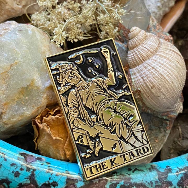Mushroom Kingdom Pins - Wholesale Lapel Pin/Button - Tarot K Tard Pin – 1.5" Hard Enamel | Limited Edition by MKP
