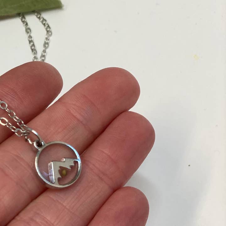 Little Happies Co - Wholesale Pendant/Charm Necklace - Mountain Mustard Seed Necklace3