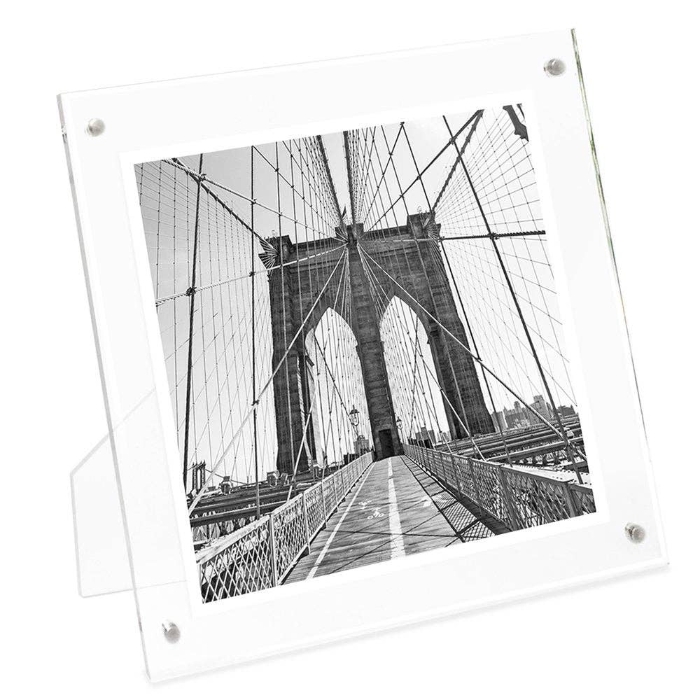 Isaac Jacobs International - Wholesale Picture Frame - Isaac Jacobs Clear Plain Magnetic Acrylic Picture Frame8