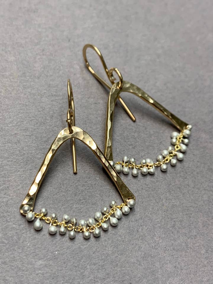 A-Frame Chandelier Earrings- Small for wholesale by YedOmi Jewelry