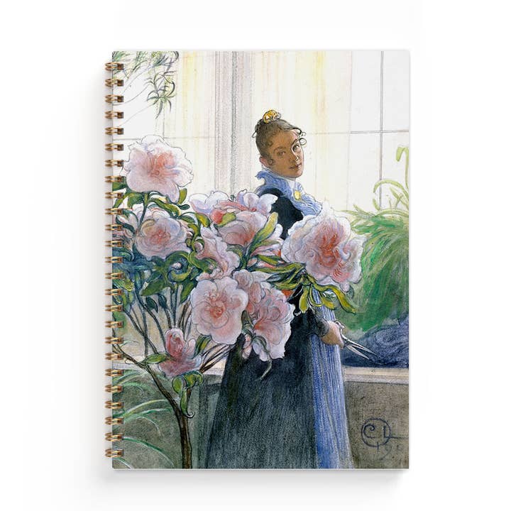 Carnet A5 Carl Larsson Azalée pour la vente par Gullers Trading AB