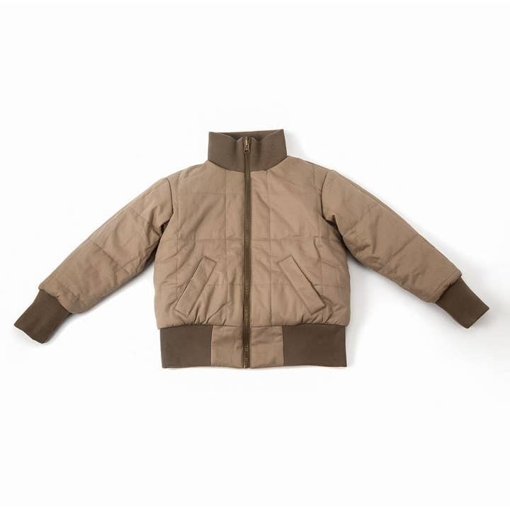 GRECH & CO. – wholesale Bomberjacka – barn – LAGER GCO2137 | Vändbar Bomberjacka - Dimma + Stormrutigt