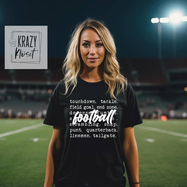 Football Words A10 for wholesale by Krazy Kloset